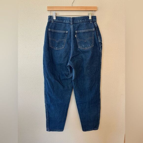 Levi’s Vintage 1985 White Tab High Rise Tapered Leg Pleated Mom Jean Size 13 - Picture 8 of 12